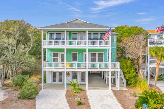 Ocean View Coastal Escape | Steps to the Beach | Game Room | 4 Decks - Image 1