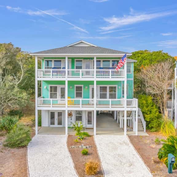 Ocean View Coastal Escape | Steps to the Beach | Game Room | 4 Decks - Image 1